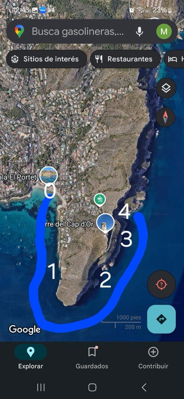 Ruta en Kayak: Cala Portet - Cala Llebeig (Moraira)